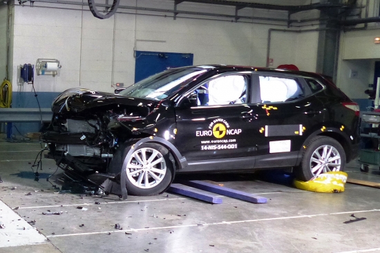 Nissan Qashqai EuroNCAP testos