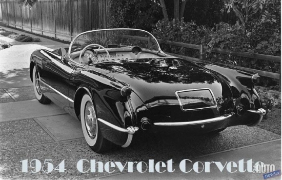 1954 Chevrolet Corvette.