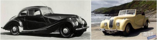 Bristol 400 Coupé 1948. Birstol 400 Cabrio. 1946