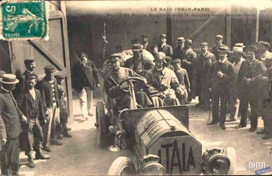 1907.gads. Princis Scipione Borghese, viņa mehāniķis Ettore Guizzardi un žurnālists Luigi Barzini  no „Corriere della Sera” un „Daily Telegraph” nodemonstrēja ne tikai savas spējas, bet arī Itala spēkrata iespējas, kuras uz daudziem gadiem ieņēma līdera pozīcijas.