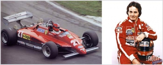 „Ferrari” komandas līderis Žils Vilenēvs gāja bojā traģiskā avārijā Beļģijas GP kvalifikācijas braucienā. Foto:1982.gads.
