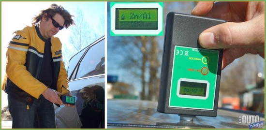 Jauna automobiļu virsbūves krāsas biezums svārstās no 50 līdz 200 mikroniem. Vismazāk krāsa tiek durvju statņiem un ailām, jo tur krāsas biezums ir 50 līdz 70 mikronu robežās, bet ārējās virsbūves daļās — no 70 līdz 200 mikroniem.
Piemēram, jaunai „Toyota Verso” un „Mitsubishi Lancer” krāsas biezums ir 100—120 mikroni, bet „ Audi” un „ Mercedes” — 90—120 mikroni. 
Nenoliedzami, mūsu virsbūves remonta meistaru profesionalitāte ir augusi acīm redzami. Bieži vien pat rūdīti auto speciālisti nevar pateikt, vai auto virsbūve ir remontēta. Šādos gadījumos noder virsbūves krāsas biezuma mērītājs.
