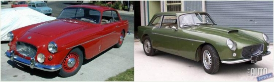 "Bristol 406" Saloon.1960. & "Bristol 406" Zagato Grand Touring 1960.