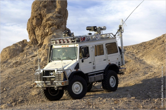 KiraVan pamatā ir vācu speciālās nozīmes apvidus automobilis Unimog U500 