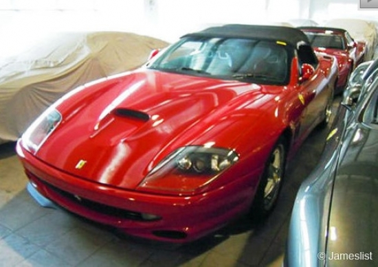 Ferrari 550 Barchetta (2001) – desmit gadus vecais automobilis nav nobraucis pat kilometru.